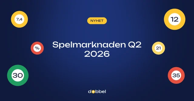 Spelmarknaden andra kvartalet 2026: 7,4 miljarder kronor